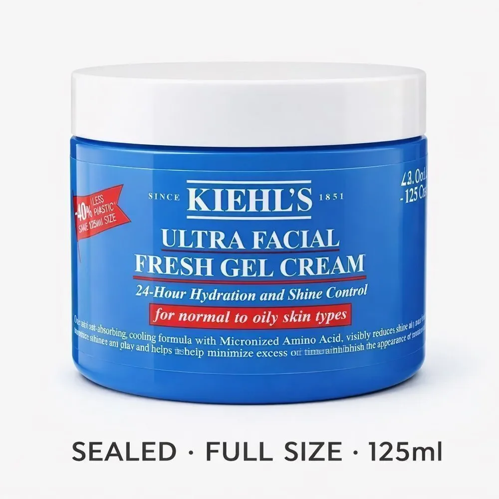 💙 Kiehl’s Ultra Facial Fresh Gel Cream 4.2 oz 125ml | New Sealed | Full Size